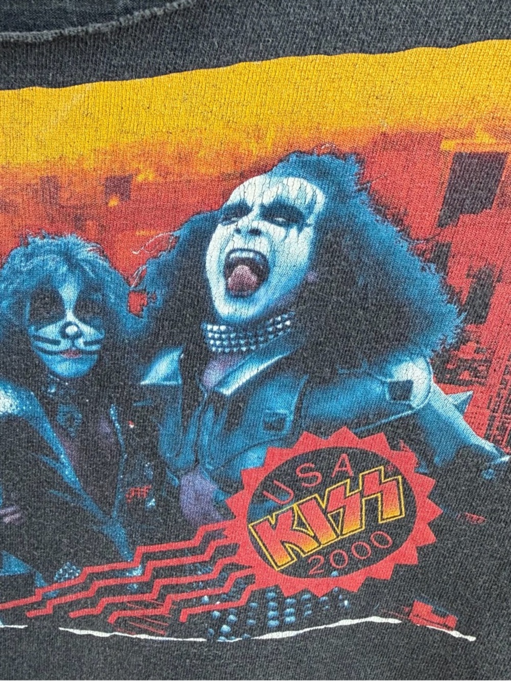 Vintage KISS rock shirt sleeveless tank - Picture 7 of 11